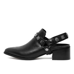 Silent D Ankle Strap Delano Leather Mule